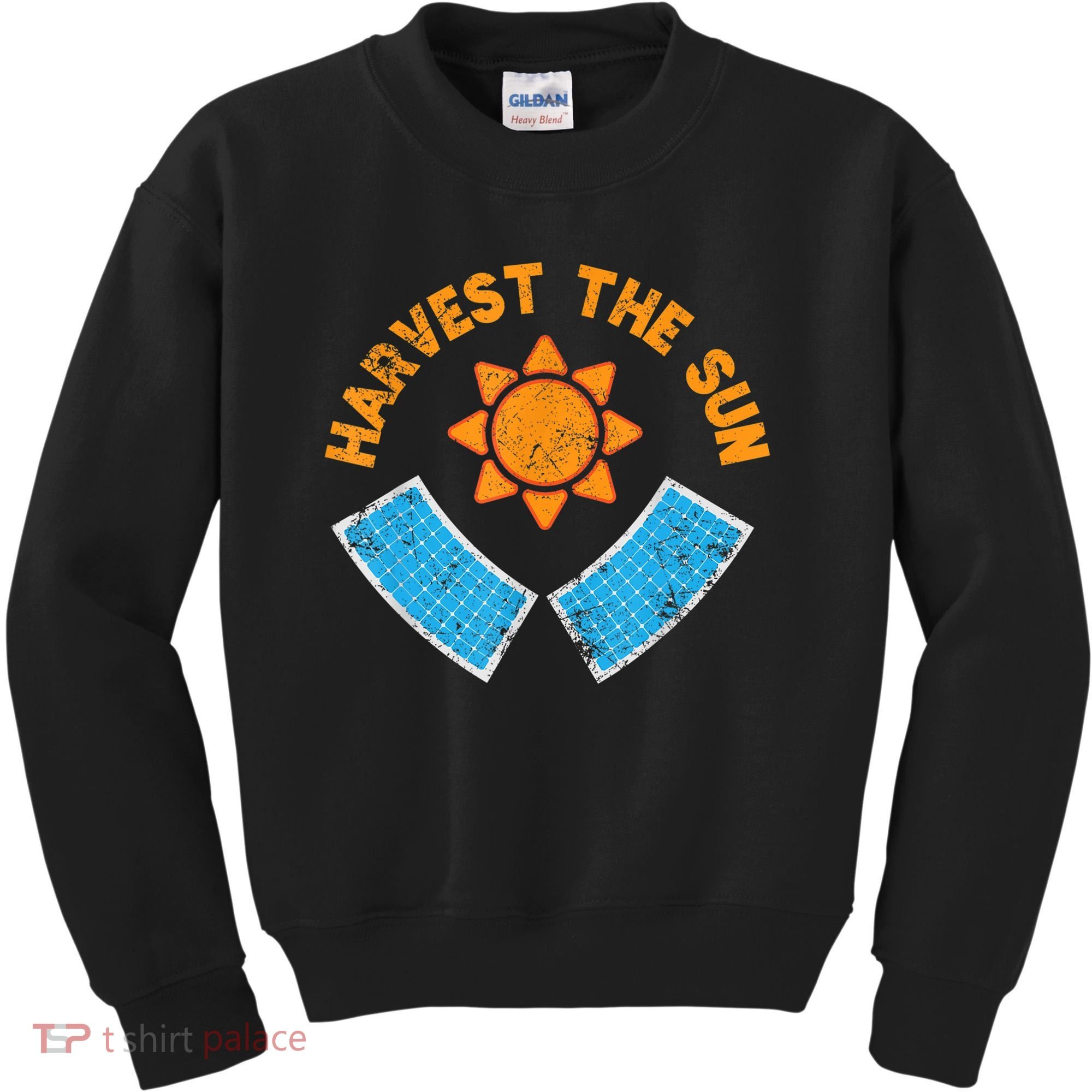 Harvest The Sun Solar Power Great Gift Kids Sweatshirt
