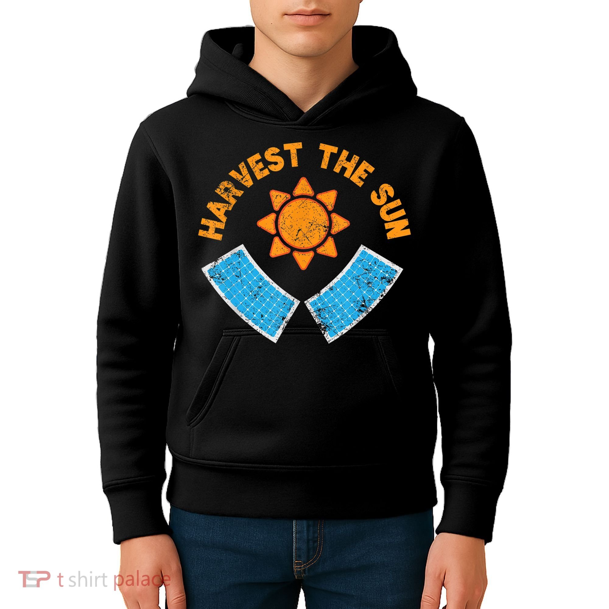 Harvest The Sun Solar Power Great Gift Kids Hoodie