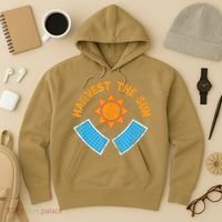 Harvest The Sun Solar Power Great Gift Hoodie thumb 3