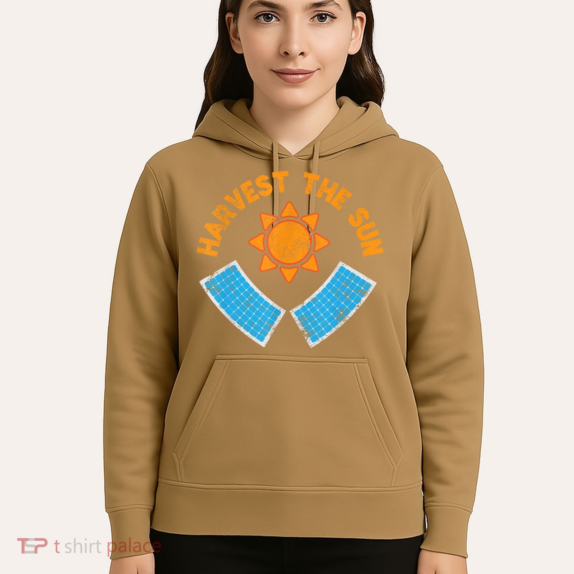 Harvest The Sun Solar Power Great Gift Hoodie