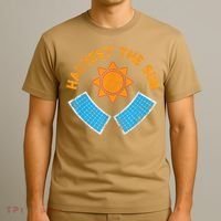 Harvest The Sun Solar Power Great Gift T-Shirt thumb 3
