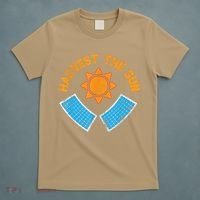 Harvest The Sun Solar Power Great Gift T-Shirt thumb 5