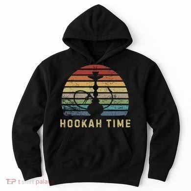 Hookah Time Sunset Shisha Smoke Hookah Lover Party Hoodie