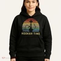 Hookah Time Sunset Shisha Smoke Hookah Lover Party Hoodie thumb 5