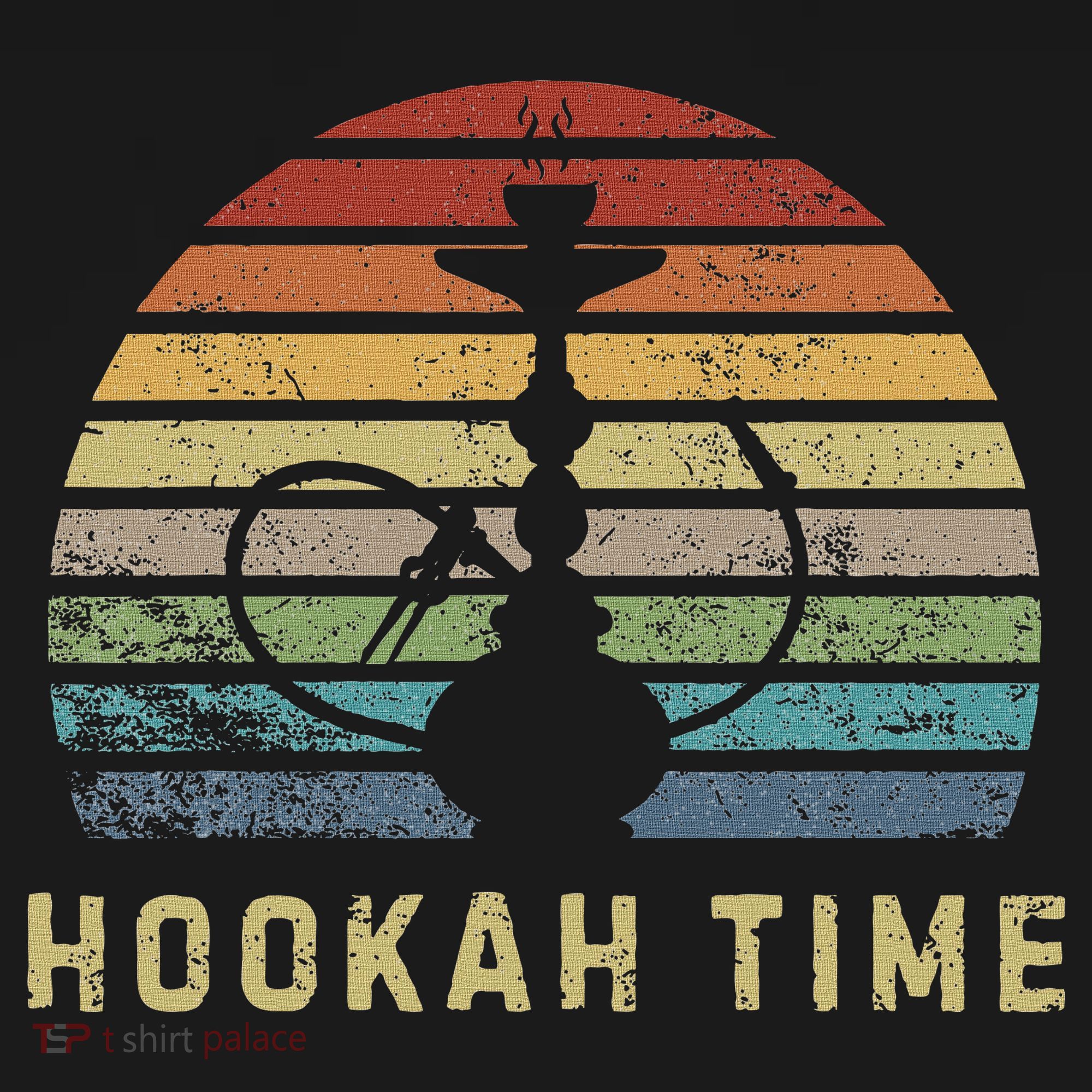 Hookah Time Sunset Shisha Smoke Hookah Lover Party Sweatshirt