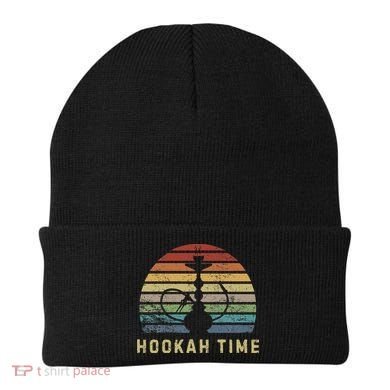 Hookah Time Sunset Shisha Smoke Hookah Lover Party Beanie