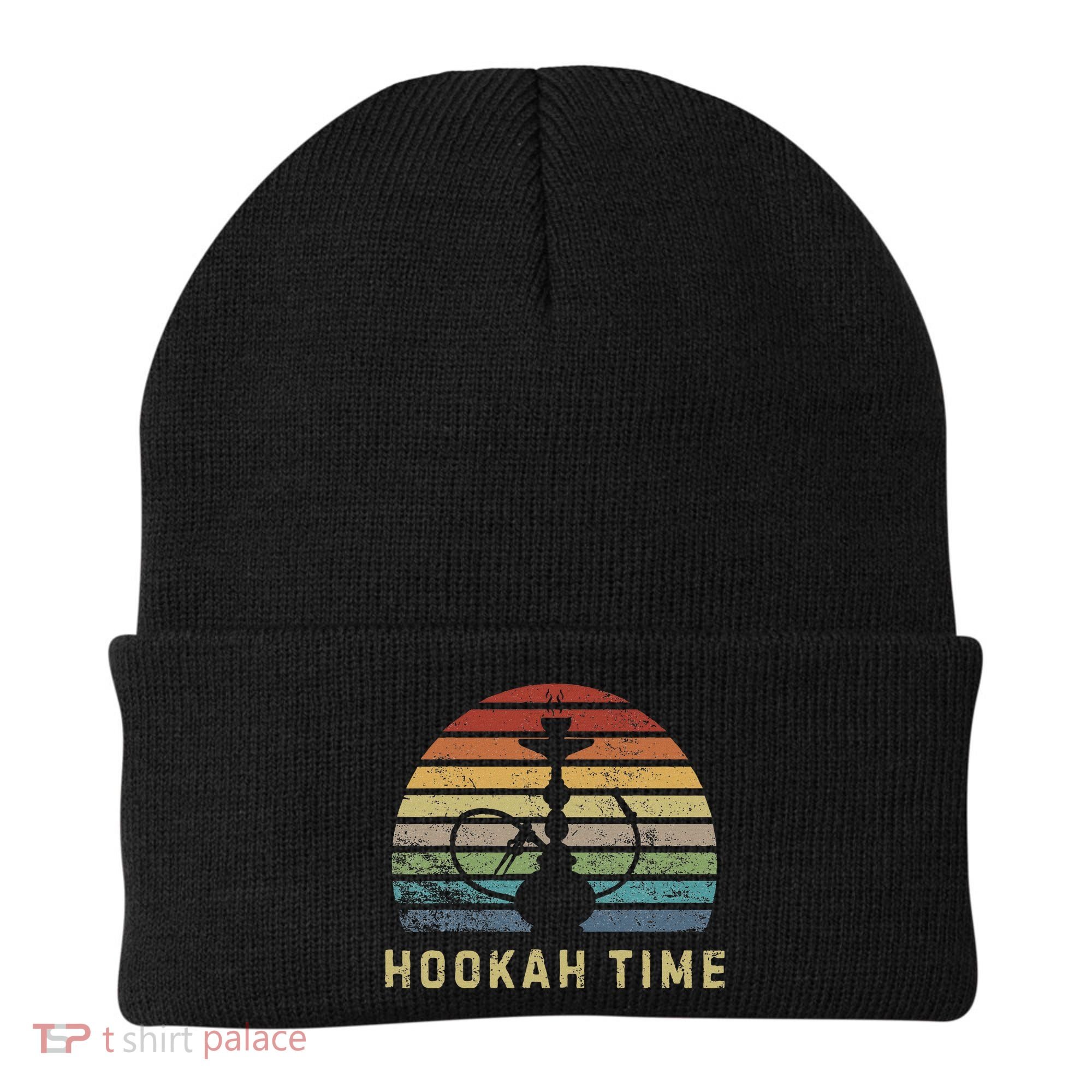 Hookah Time Sunset Shisha Smoke Hookah Lover Party Beanie