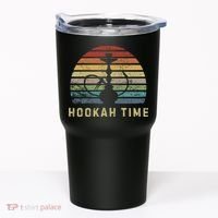 Hookah Time Sunset Shisha Smoke Hookah Lover Party Tumbler thumb 0