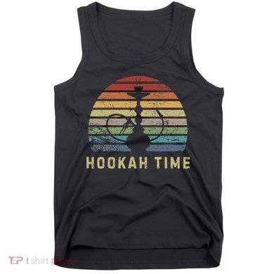 Hookah Time Sunset Shisha Smoke Hookah Lover Party Tank Top
