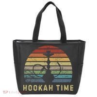 Hookah Time Sunset Shisha Smoke Hookah Lover Party Tote Bag thumb 0