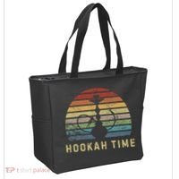 Hookah Time Sunset Shisha Smoke Hookah Lover Party Tote Bag thumb 2
