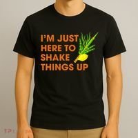 Here To Shake Things Up Lulav Etrog Sukkot Jewish Holiday T-Shirt thumb 3