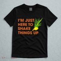 Here To Shake Things Up Lulav Etrog Sukkot Jewish Holiday T-Shirt thumb 5