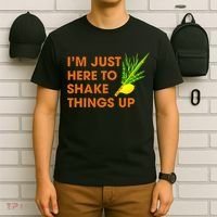 Here To Shake Things Up Lulav Etrog Sukkot Jewish Holiday T-Shirt thumb 6