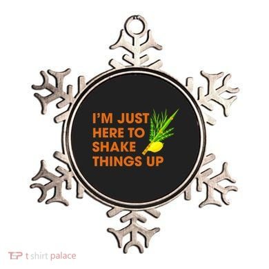 Here To Shake Things Up Lulav Etrog Sukkot Jewish Holiday Ornament