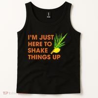 Here To Shake Things Up Lulav Etrog Sukkot Jewish Holiday Tank Top thumb 2