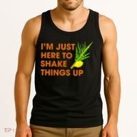 Here To Shake Things Up Lulav Etrog Sukkot Jewish Holiday Tank Top thumb 3