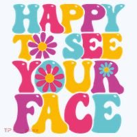 Happy To See Your Face Retro Groovy Back To School Teacher T-Shirt thumb 7