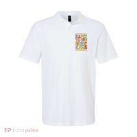 Happy To See Your Face Retro Groovy Back To School Teacher Polo thumb 0