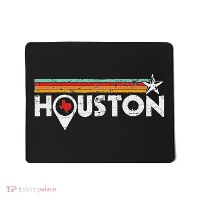 Houston Texas Strong Vintage Stripes Cool Gift Mousepad
