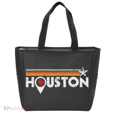 Houston Texas Strong Vintage Stripes Cool Gift Tote Bag