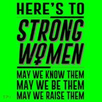 Here's To Strong Women Celebrate International Women's Day T-Shirt thumb 7