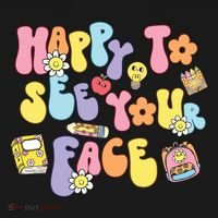 Happy To See Your Face Teacher Coaster thumb 2