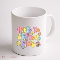 Happy To See Your Face Teacher Coffee Mug thumb 1