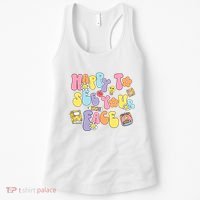 Happy To See Your Face Teacher Women's Tank Top thumb 0