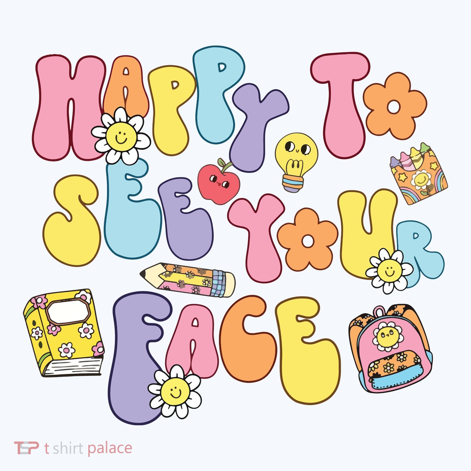 Happy To See Your Face Teacher Women's Tank Top
