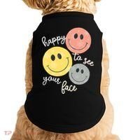Happy To See Your Face Doggie Tank thumb 0