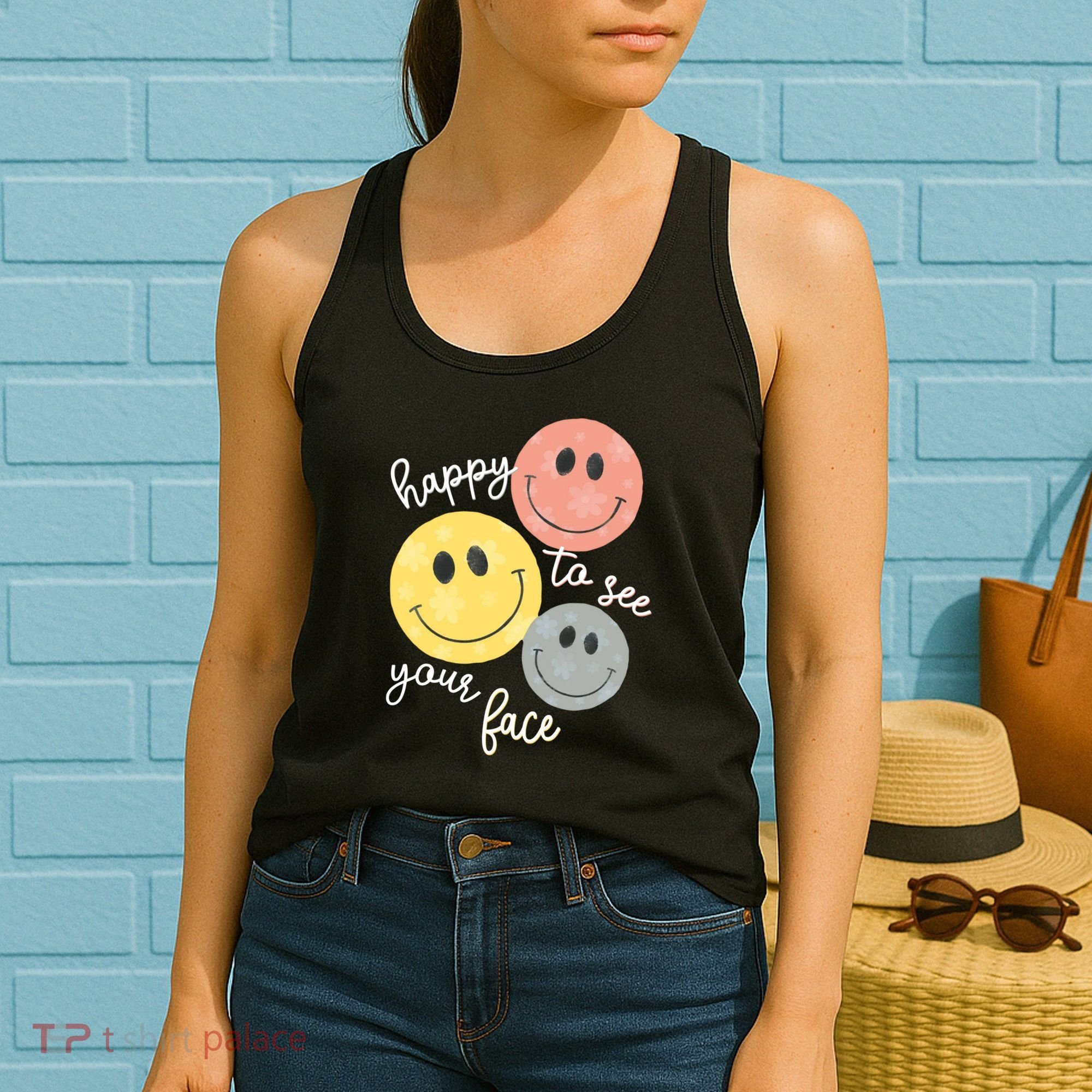 Happy To See Your Face Women's Tank Top