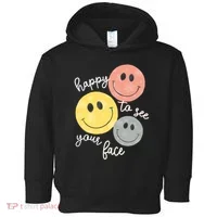 Happy To See Your Face Toddler Hoodie thumb 0