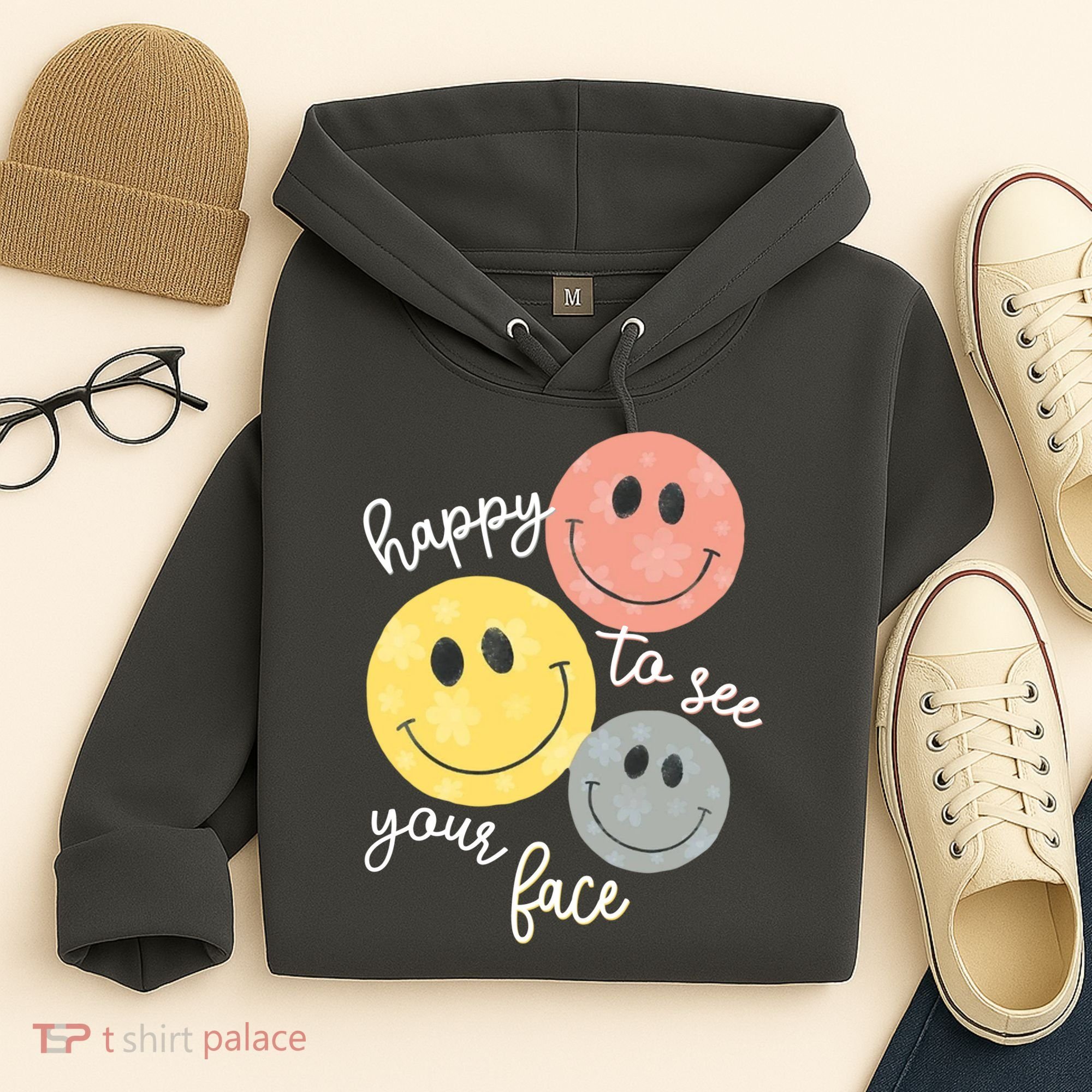 Happy To See Your Face Hoodie