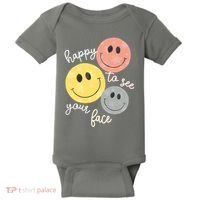 Happy To See Your Face Baby Bodysuit thumb 0