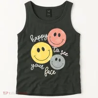 Happy To See Your Face Tank Top thumb 2