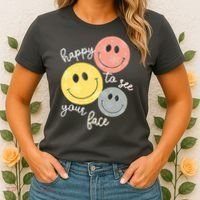 Happy To See Your Face Women's T-Shirt thumb 2
