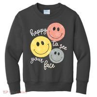 Happy To See Your Face Kids Sweatshirt thumb 0