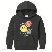 Happy To See Your Face Kids Hoodie thumb 0