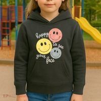Happy To See Your Face Kids Hoodie thumb 3