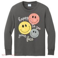 Happy To See Your Face Kids Long Sleeve Shirt thumb 0
