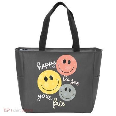 Happy To See Your Face Tote Bag