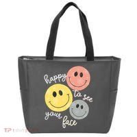 Happy To See Your Face Tote Bag thumb 0