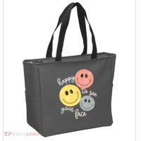 Happy To See Your Face Tote Bag thumb 2
