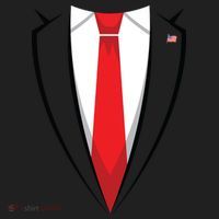 Halloween Trump Suit Us President Easy Costume Women's Sweatshirt thumb 2