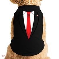 Halloween Trump Suit Us President Easy Costume Doggie Tank thumb 0