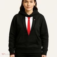 Halloween Trump Suit Us President Easy Costume Hoodie thumb 5