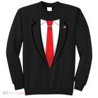 Halloween Trump Suit Us President Easy Costume Sweatshirt thumb 0