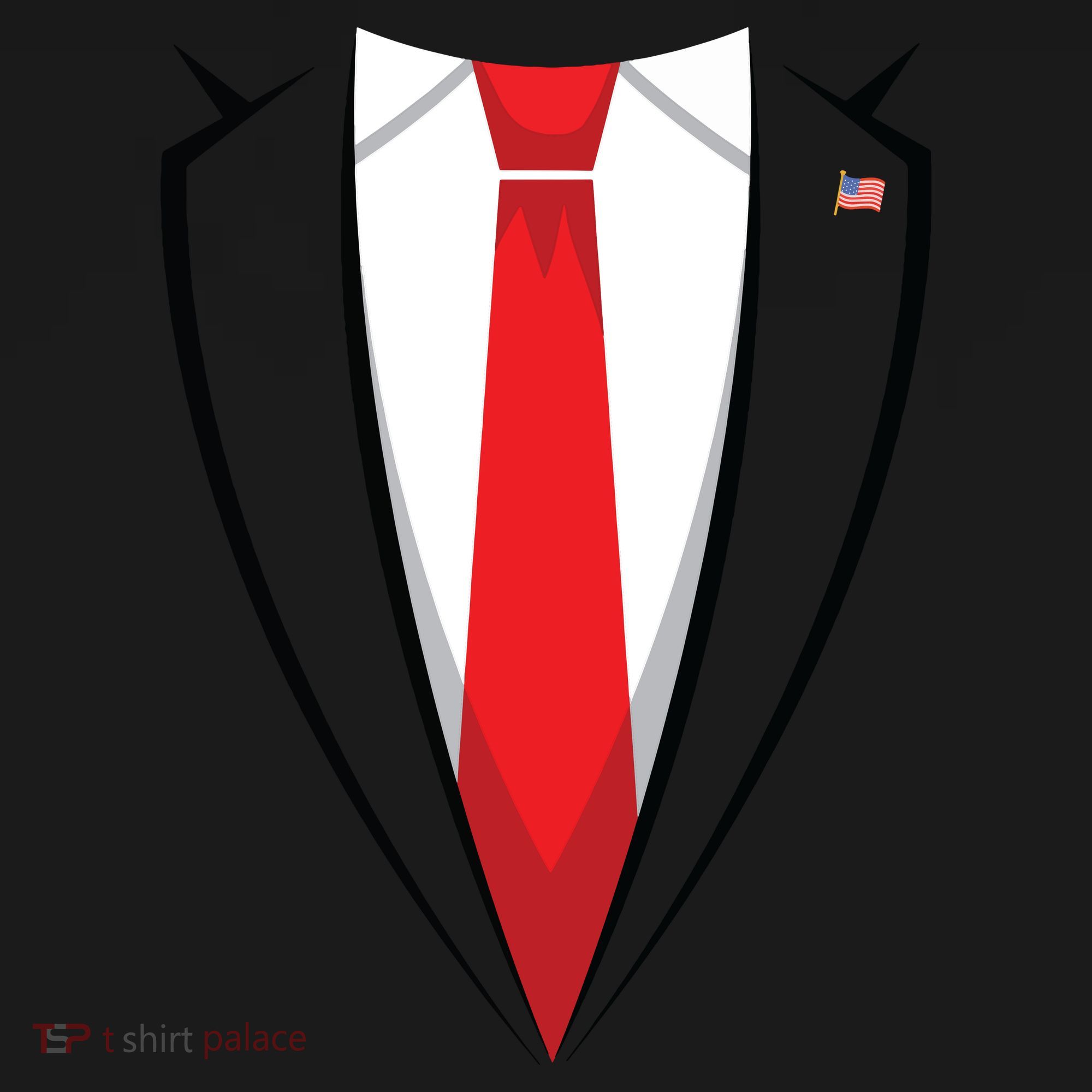 Halloween Trump Suit Us President Easy Costume T-Shirt
