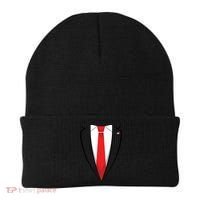 Halloween Trump Suit Us President Easy Costume Beanie thumb 0